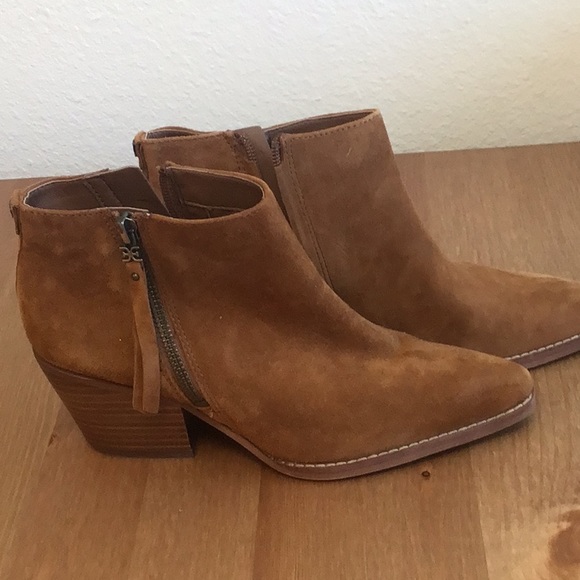 Sam Edelman Shoes - Sam Edelman short boots suede 5.5